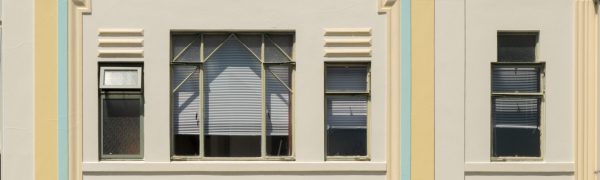 Art Deco architecture in Napier, North Island, New Zealand